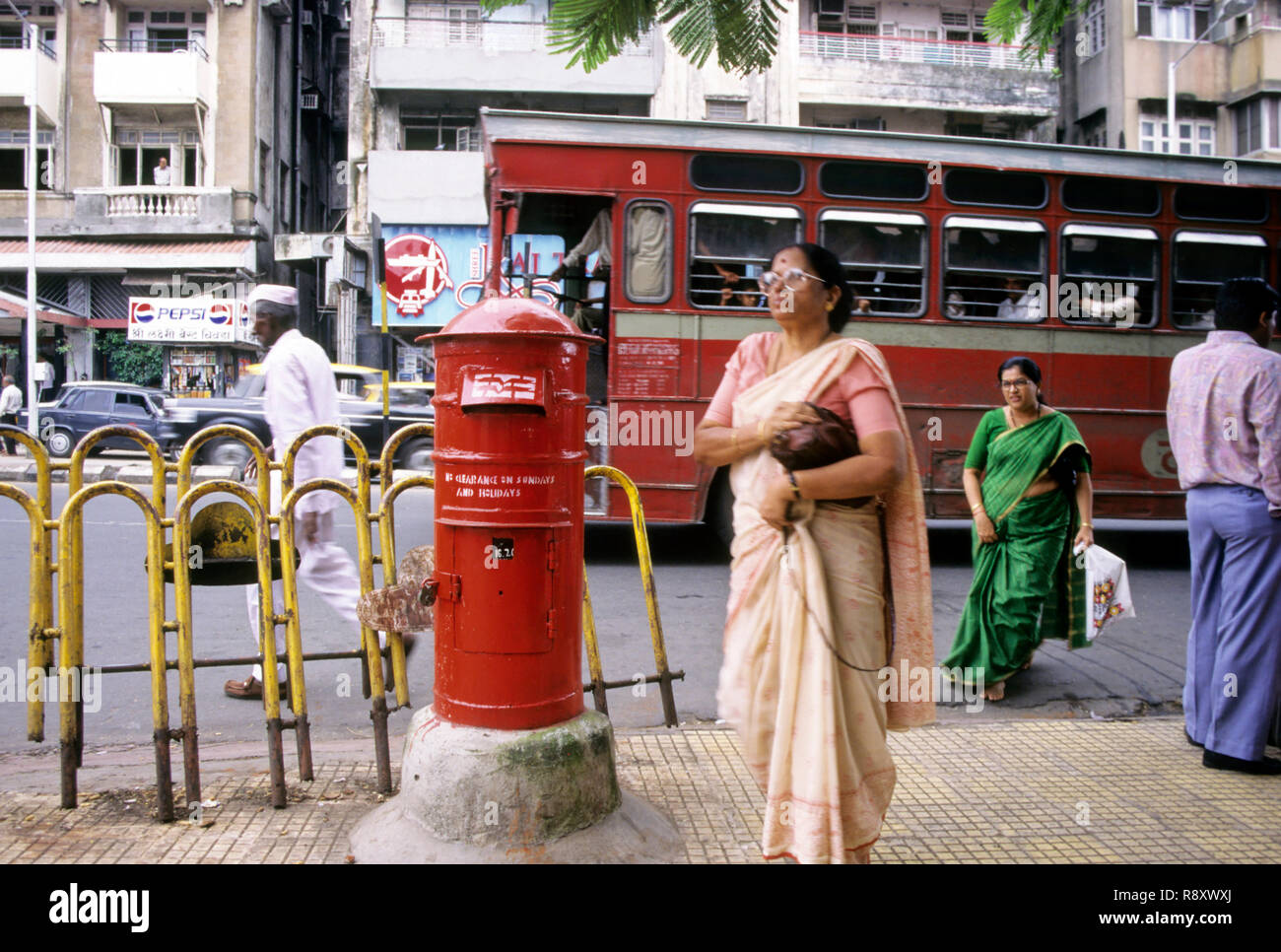 Street Scene, mumbai Bombay, Maharashtra, Indien Stockfoto