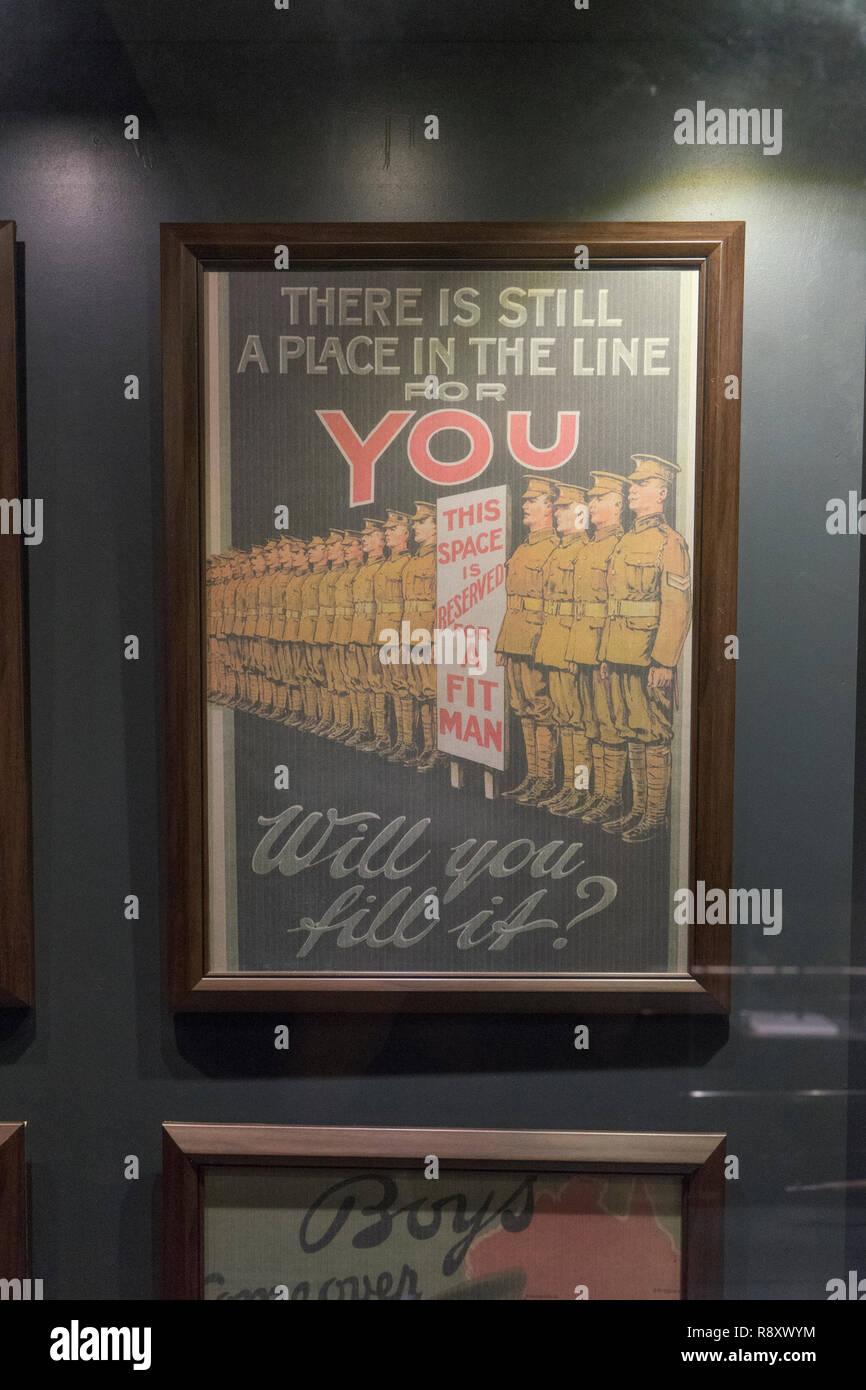 Weltkrieg 1 Propaganda Plakate Stockfoto