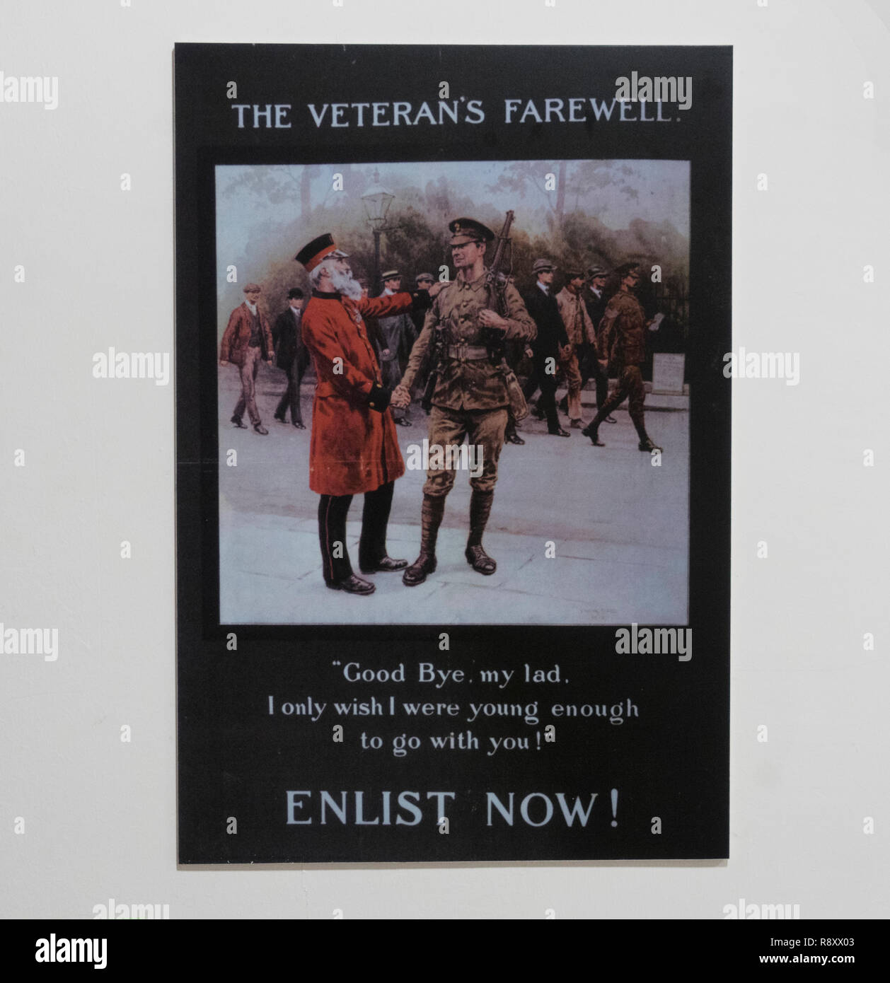 Weltkrieg 1 Propaganda Plakate Stockfoto