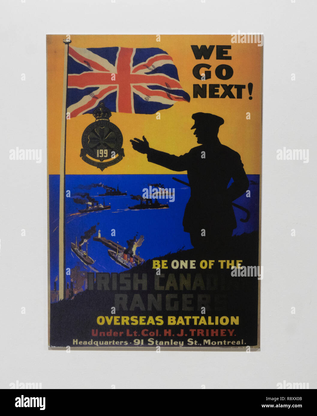 Weltkrieg 1 Propaganda Plakate Stockfoto