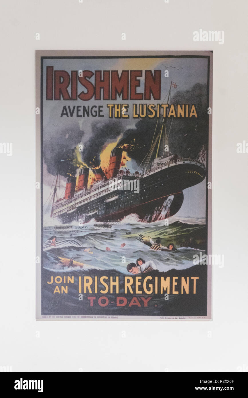 Weltkrieg 1 Propaganda Plakate Stockfoto