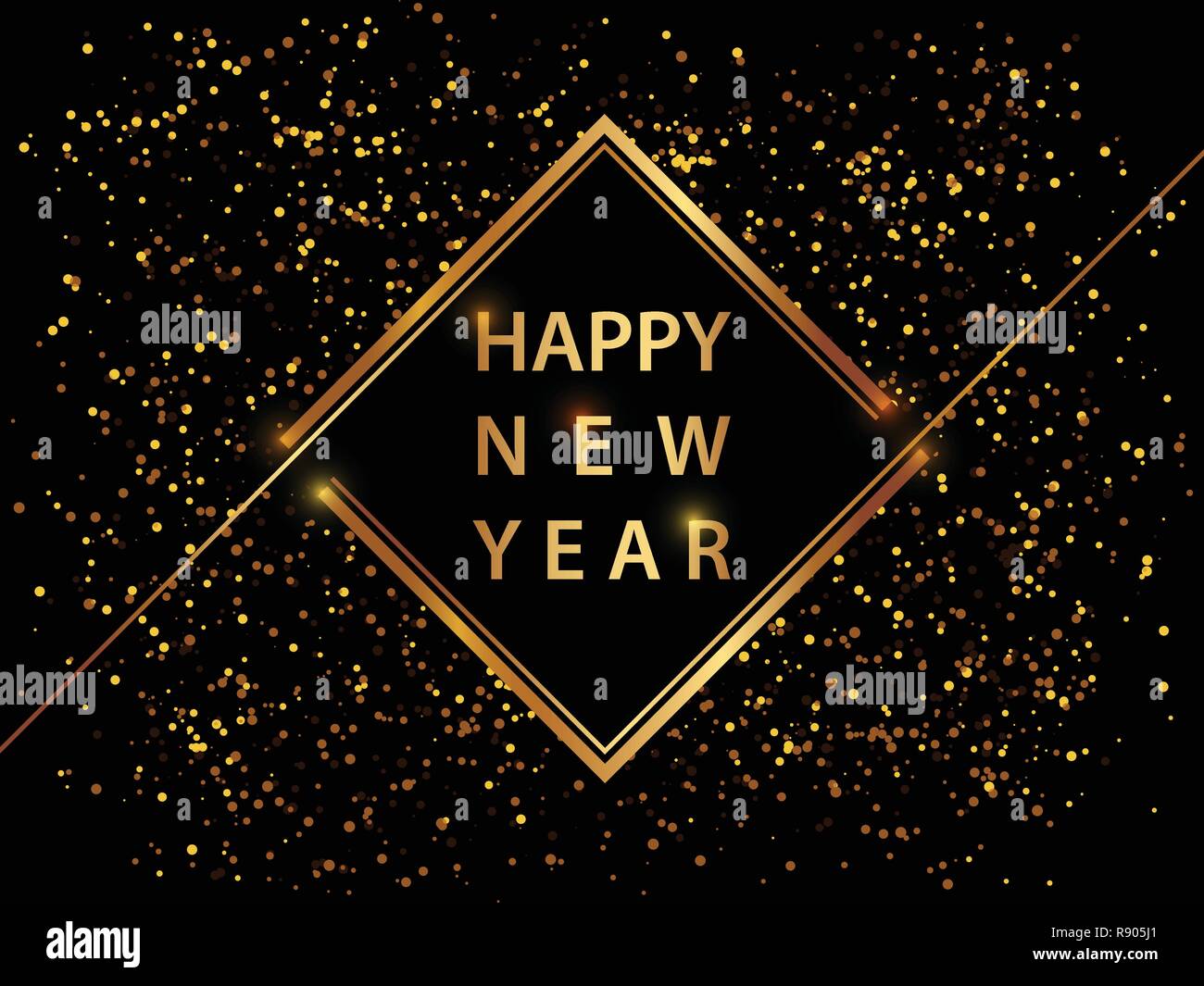 Frohes neues Jahr Stock Vektor