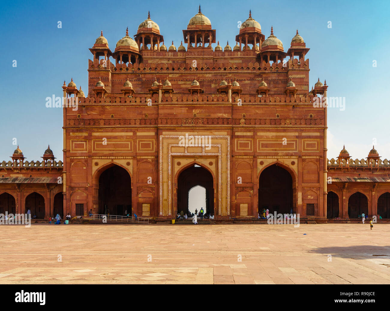 Das Taj Mahal in Agra Nordindien Stockfoto