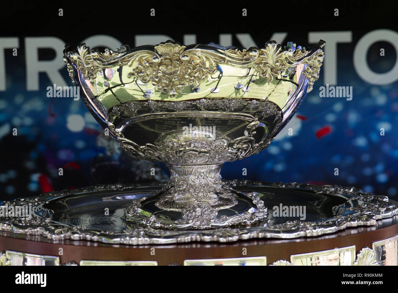 Davis Cup - Die Weltmeisterschaft im Tennis Stockfoto