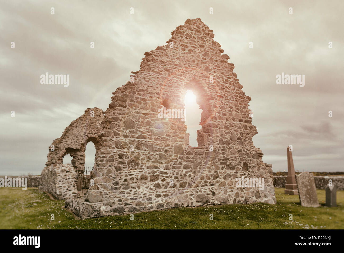 St Mary's Chapel (aka "die Kapelle der Jungfrau"). Im späten 12./frühen 13. Jahrhundert erbaut, von William Comyn, Earl of Buchan als private Kapelle f Stockfoto