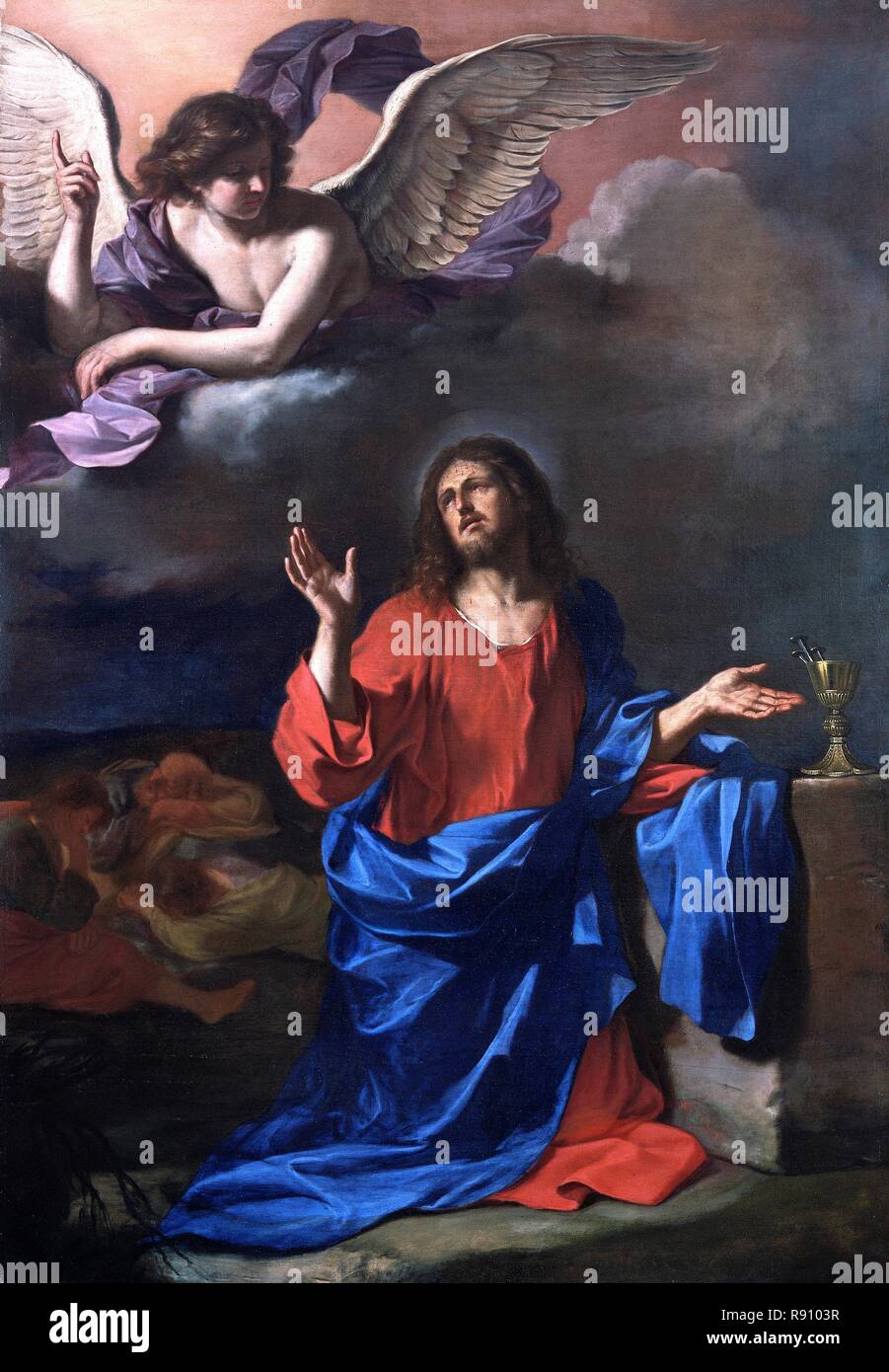 Die Todesangst im Garten, c 1620-1660. Schöpfer: Guercino. Stockfoto