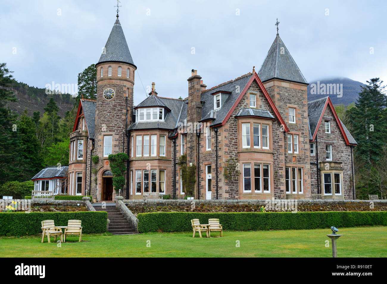 Die torridon Hotel, Applecross Halbinsel, Wester Ross, Hochland, Schottland Stockfoto