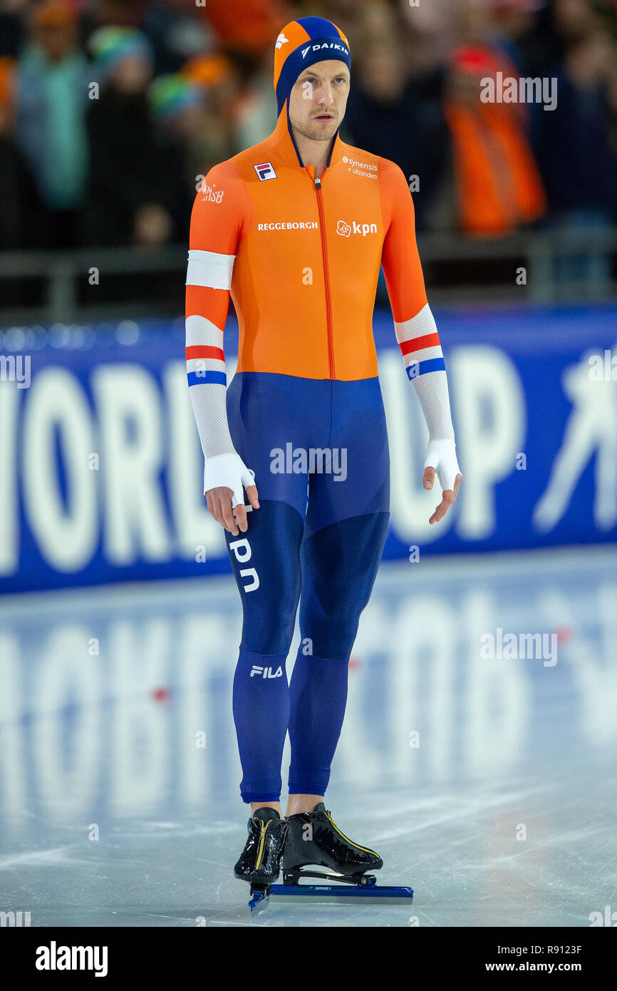Heerenveen, Niederlande, 15. Dezember 2018 Speedskating Wm 500 m Michel MULDER Stockfoto