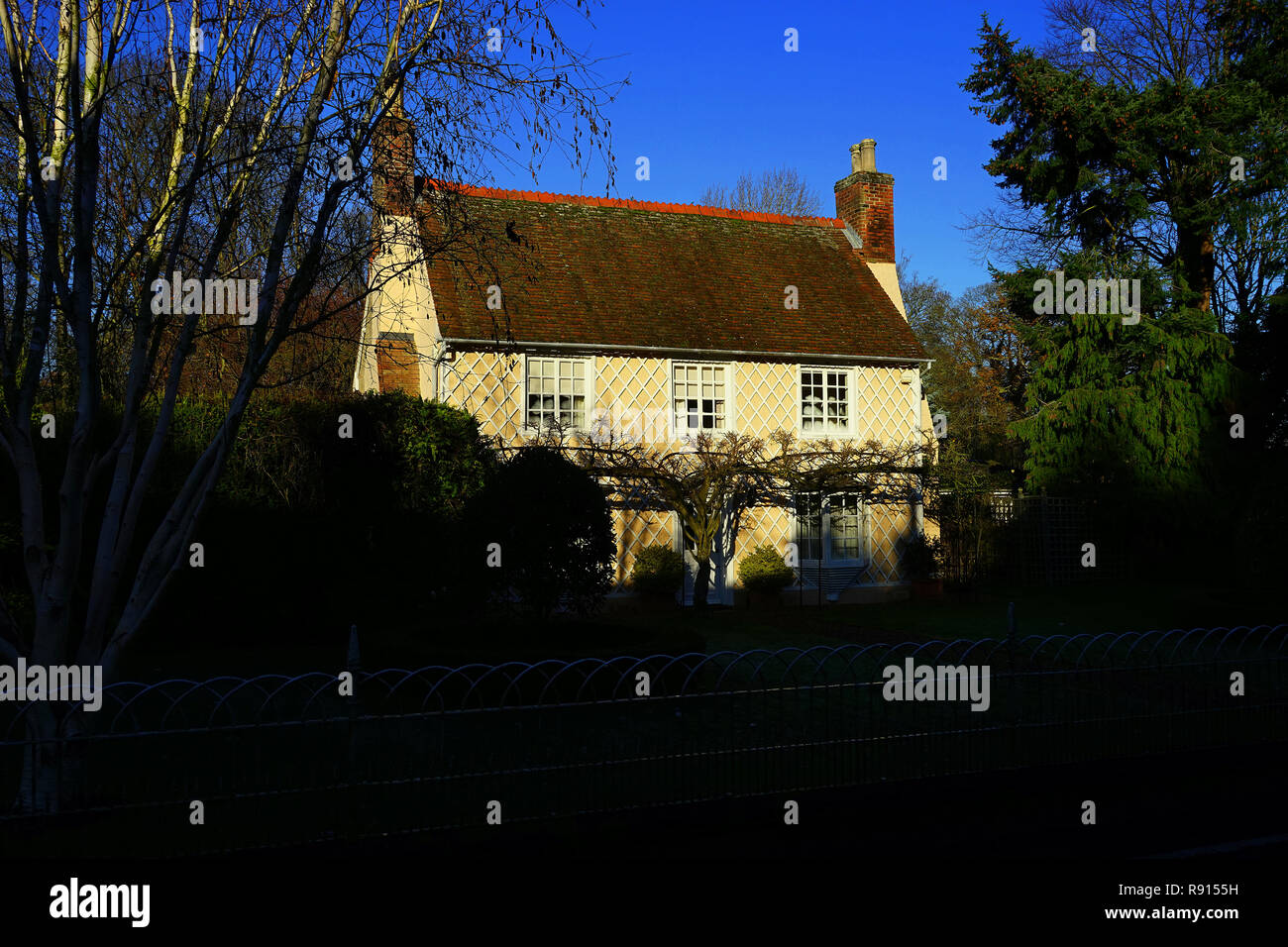 Attraktive Haus am alten Wärter, Bedfordshire Stockfoto