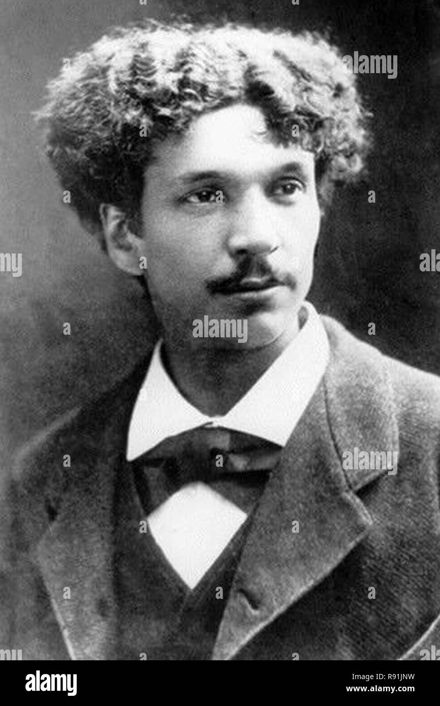 Charles Cros oder Émile-Hortensius - Charles Cros (1842 - 1888), französischer Dichter und Erfinder Stockfoto