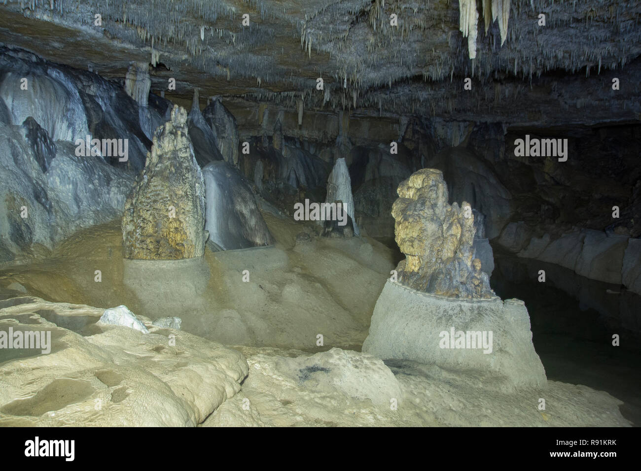 Cueva de los cristinos, Navarra Stockfoto