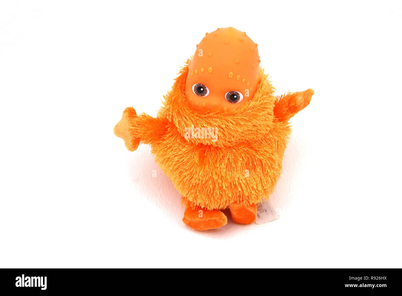 Zing Zing Zingbah Orange Boohbah Spielzeug Figur aus TV-Show Stockfoto