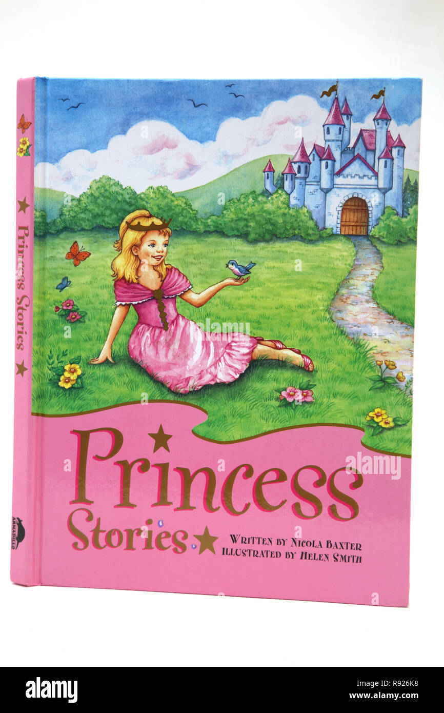 Prinzessin Geschichten geschrieben von Nicola Baxter Stockfoto
