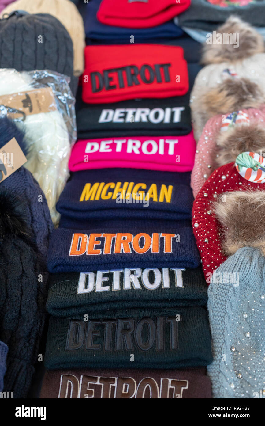 Detroit, Michigan, USA - 18. Dezember 2018 - Weihnachtsgeschenke im Verkauf bei Detroit's Eastern Market. Quelle: Jim West/Alamy leben Nachrichten Stockfoto