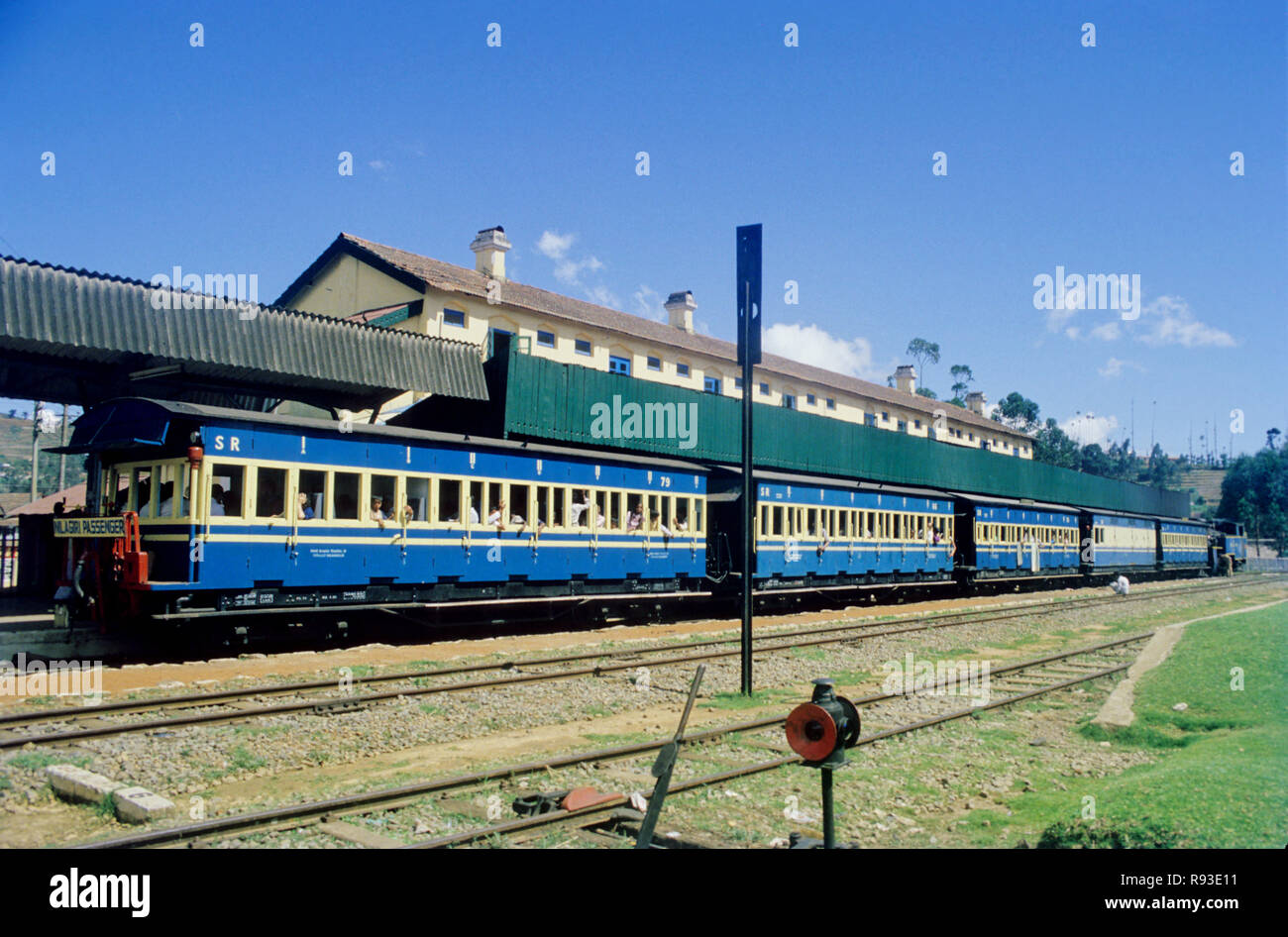 Ooty Bahnhof, Tamil Nadu, Indien Stockfoto