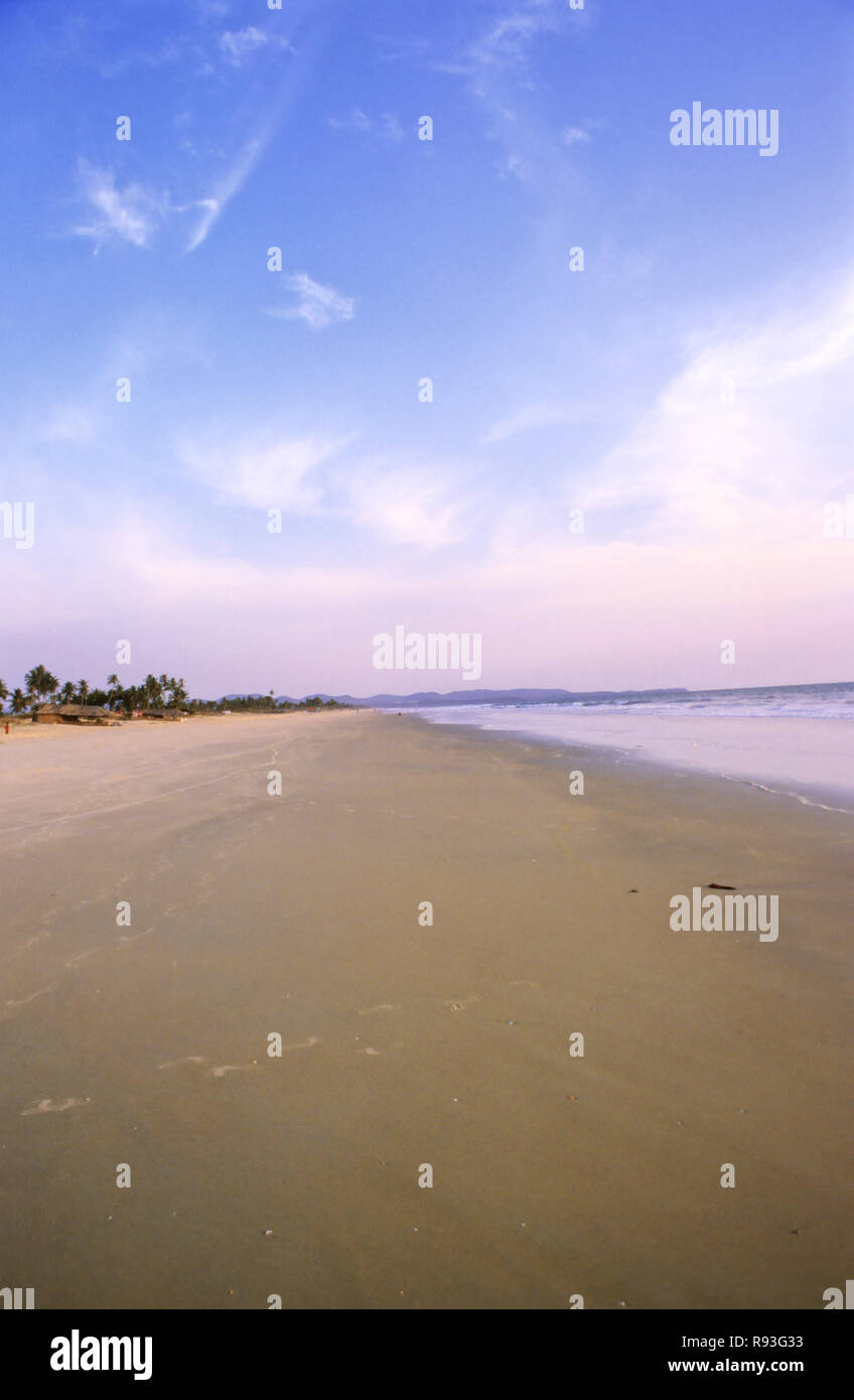 Salcete Beach, Goa, Indien Stockfoto