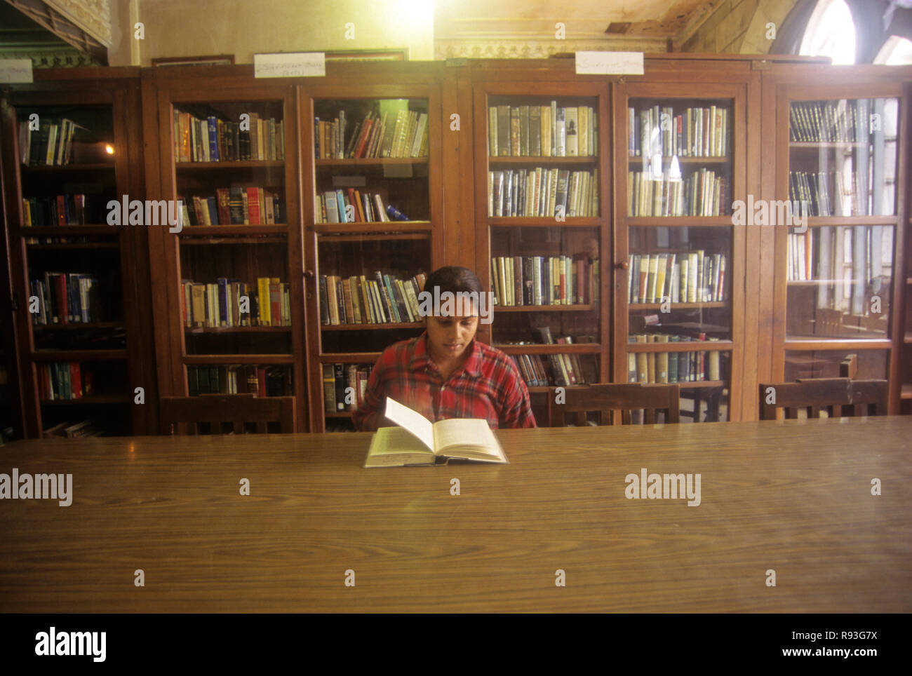 St. Xaviers College Library, mumbai Bombay, Maharashtra, Indien Stockfoto