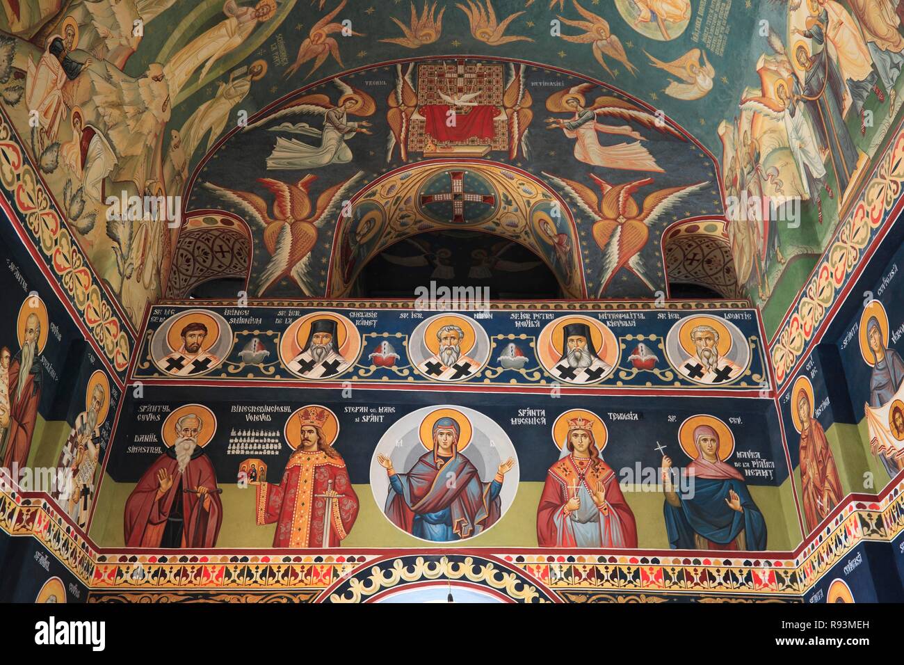 Nonnenkloster von Saon, Manastirea Saon, in der Nähe von Tulcea, Saon, Tulcea, Dobrudscha, Rumänien Stockfoto
