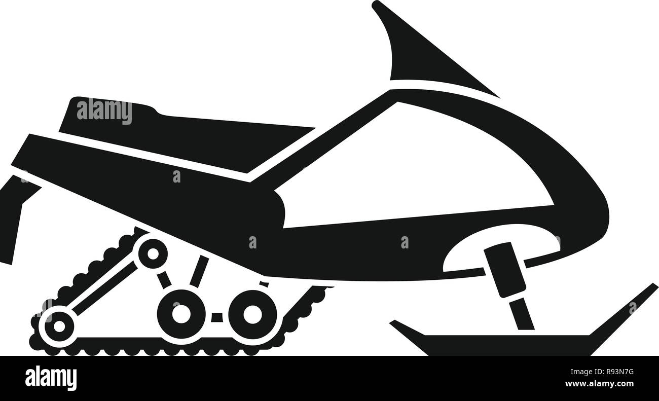 Expedition snowmobile Symbol. Einfache Abbildung: Expedition snowmobile Vektor Symbol für Web Design auf weißem Hintergrund Stock Vektor