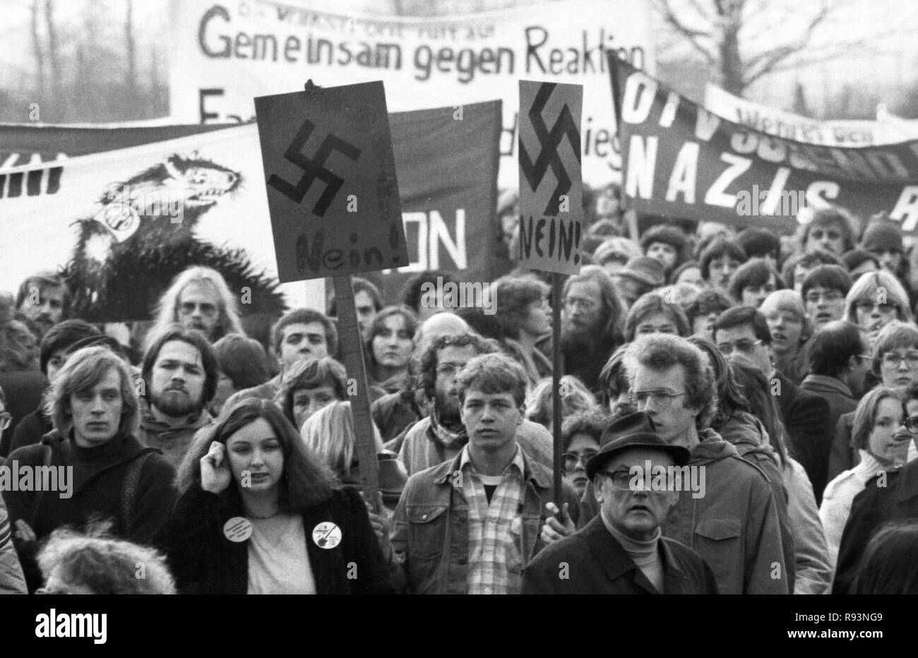 Proteste anlässlich der Parteitag der Rechtsextremen