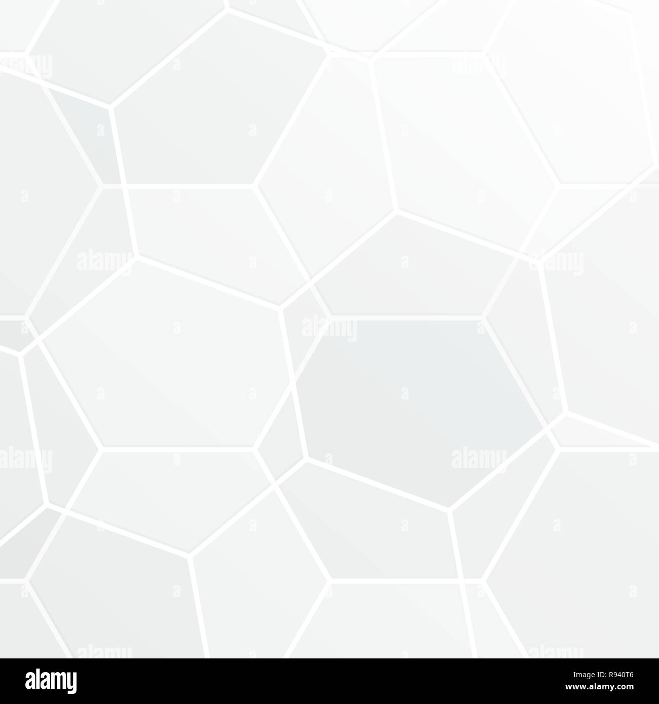 Hexagon geometrischen Linienmuster Textur, Weiß und Grau. Vector Illustration minimal Design für abstrakt hintergrund Konzept. Stock Vektor