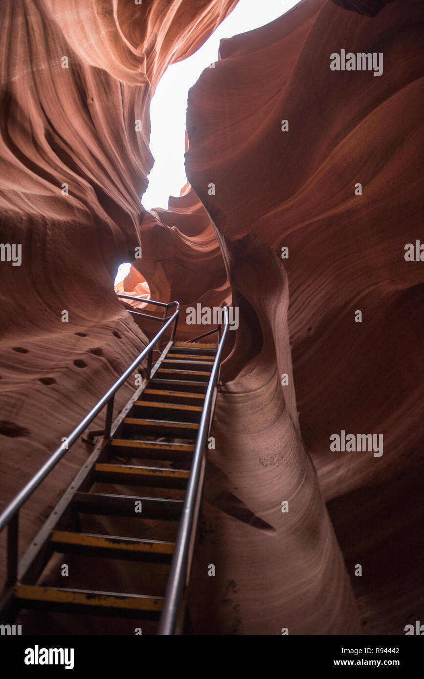 Antelope Canyon in Arizona Stockfoto