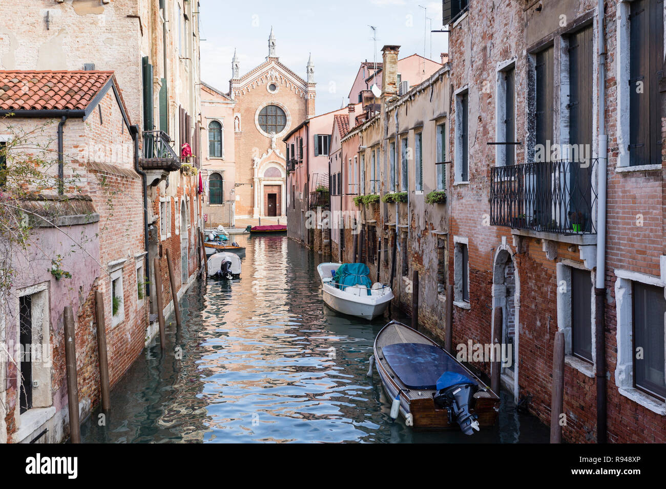 Verkehr in Venedig, Cannaregio, Venice, Italien Stockfoto