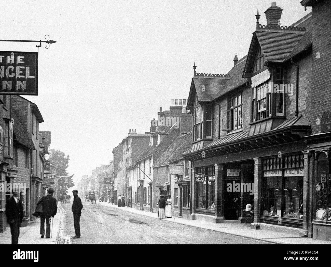High Street, Stony Stratford Stockfoto