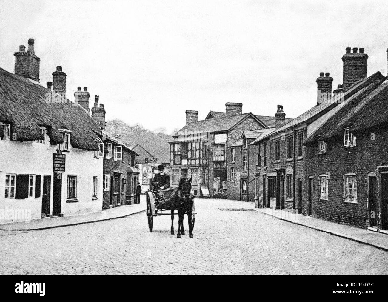 Tatton Straße, Knutsford Stockfoto