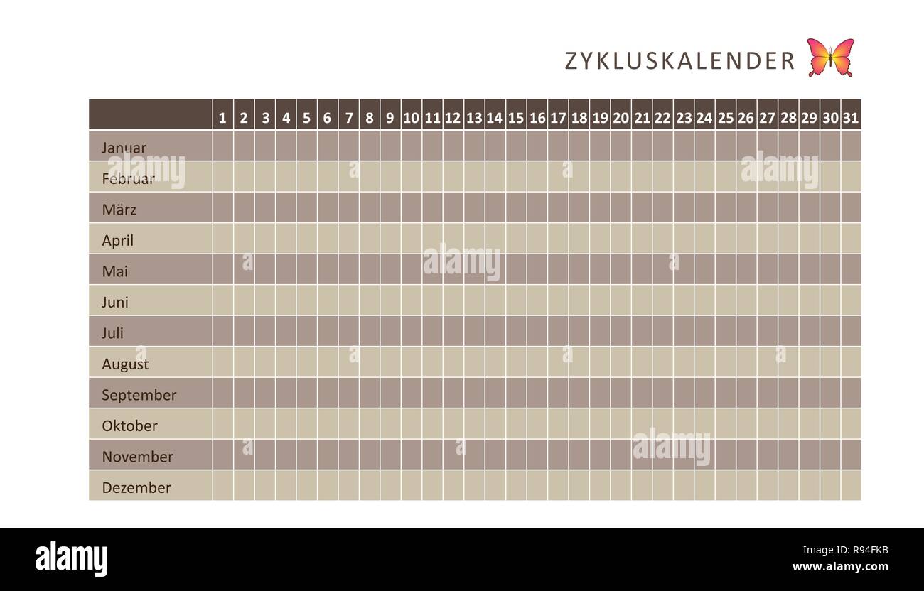 Menstruationskalender Zum Ausdrucken 2018