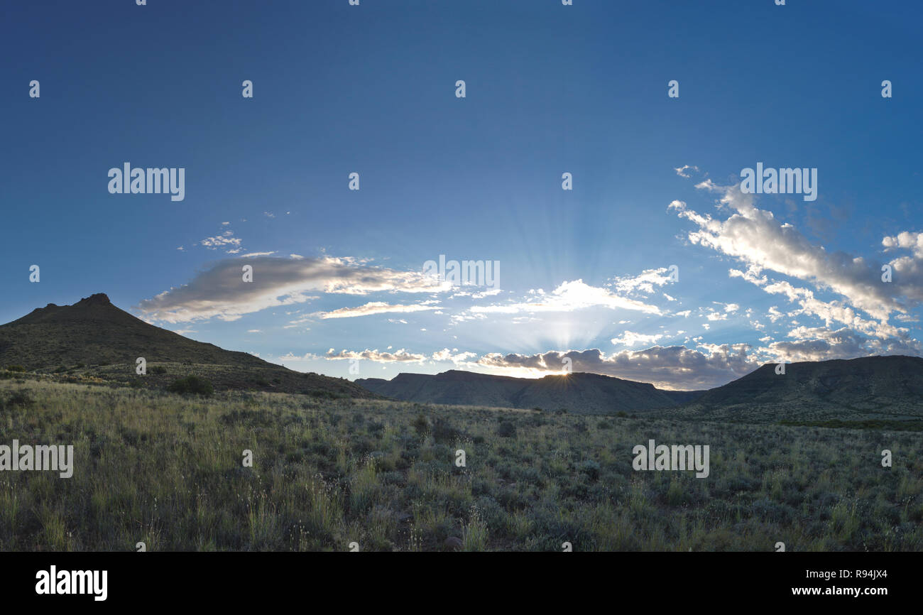 Karoo Sunrise Stockfoto