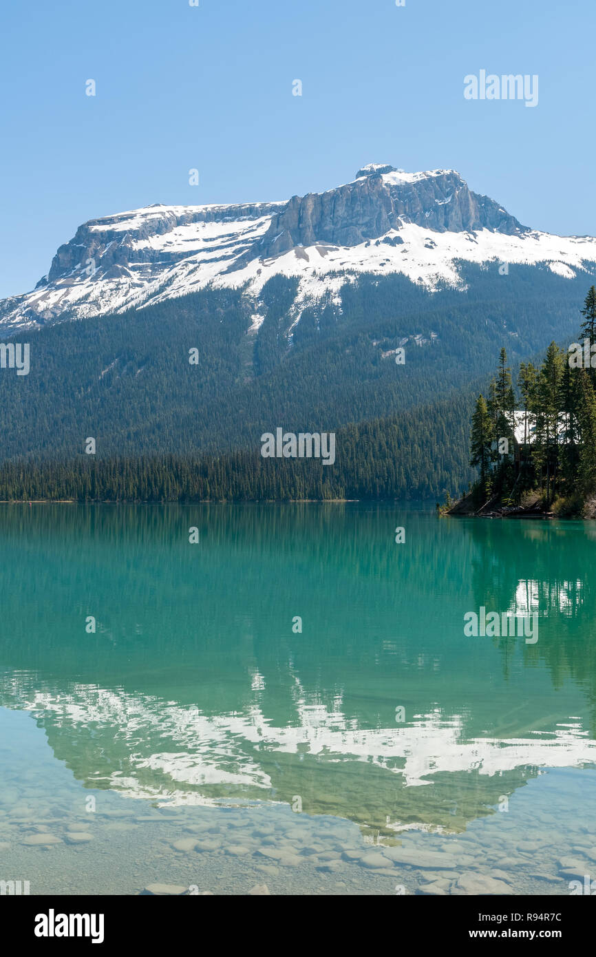 Emerald Lake, Yoho NP, BC, Kanada Stockfoto