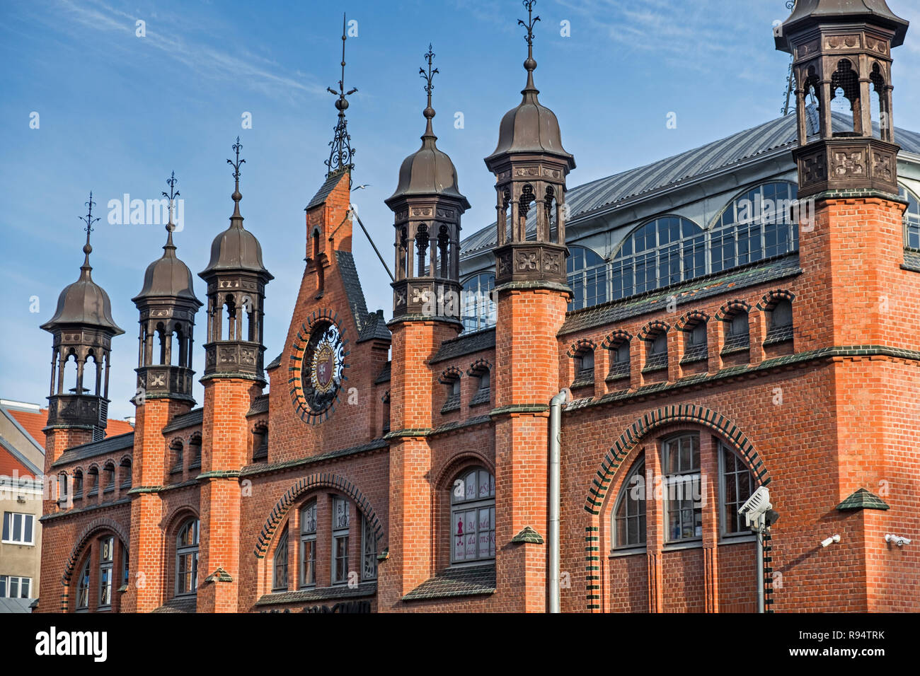 Stradom Halle Danzig Polen Stockfoto