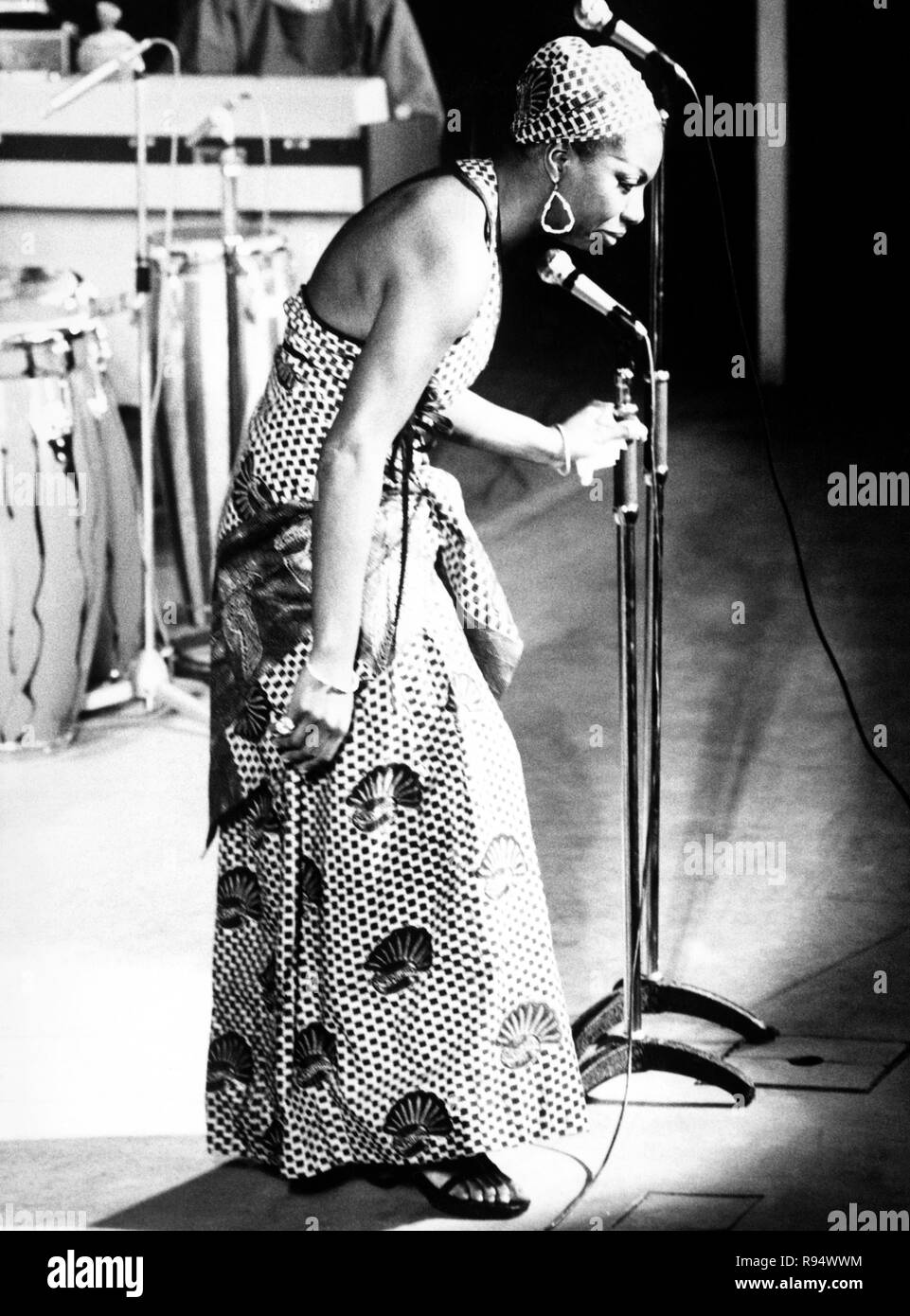 Nina Simone, 1977 Stockfotografie - Alamy