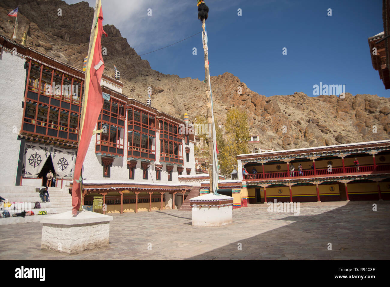 Straßen von Ladakh Stockfoto
