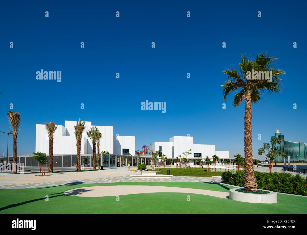 Ansicht der neuen Jameel Arts Centre in Dubai, VAE, Vereinigte Arabische Emirate Stockfoto