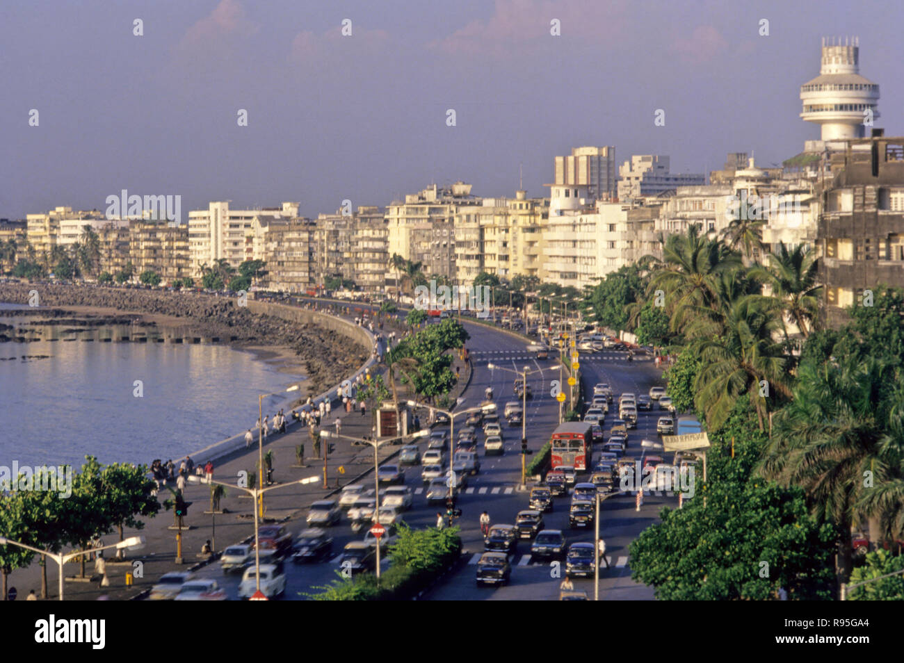 Marine Drive, mumbai Bombay, Maharashtra, Indien Stockfoto