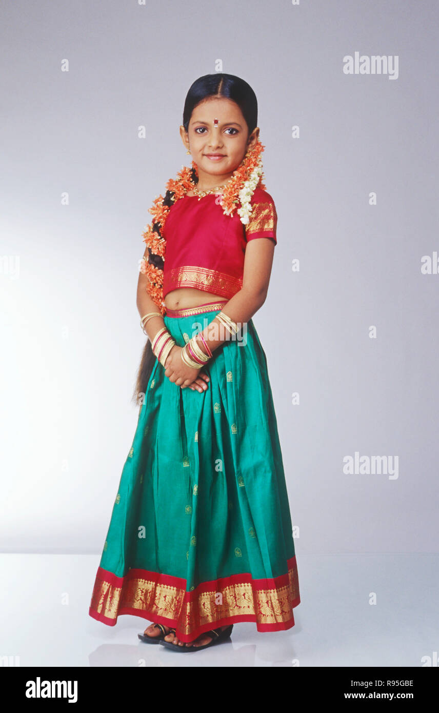 Kind gekleidet South Indian, Indien, Herrn Nr. 503 Stockfoto