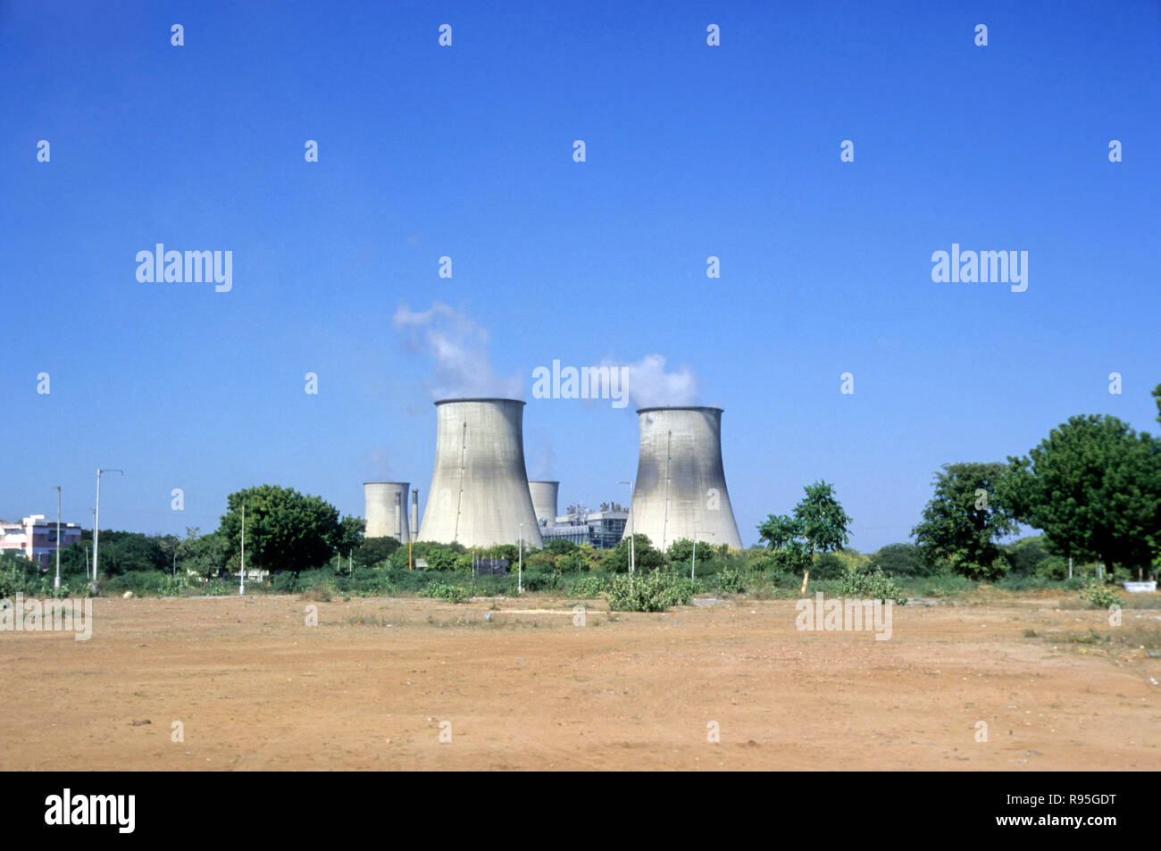 Atomkraftwerk Stockfoto