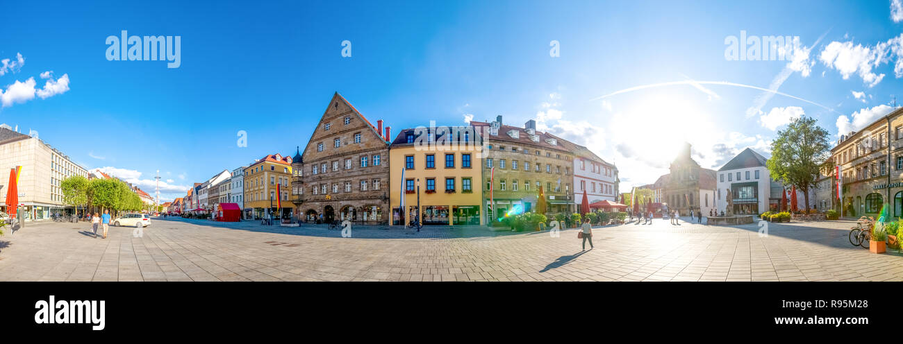Markt, Bayreuth, Deutschland Stockfoto