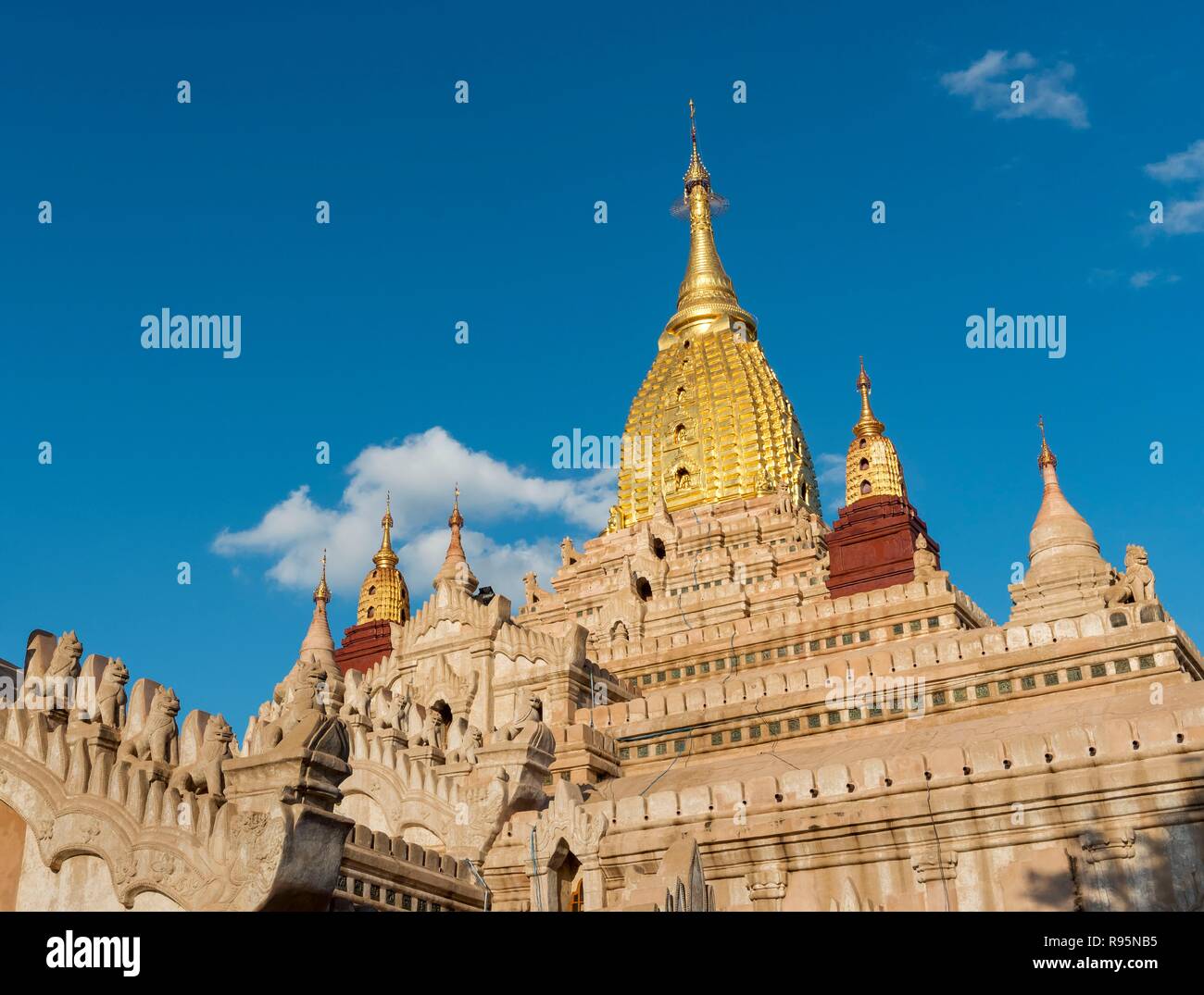 Ananda Tempel, Bagan, Myanmar, Birma Stockfoto