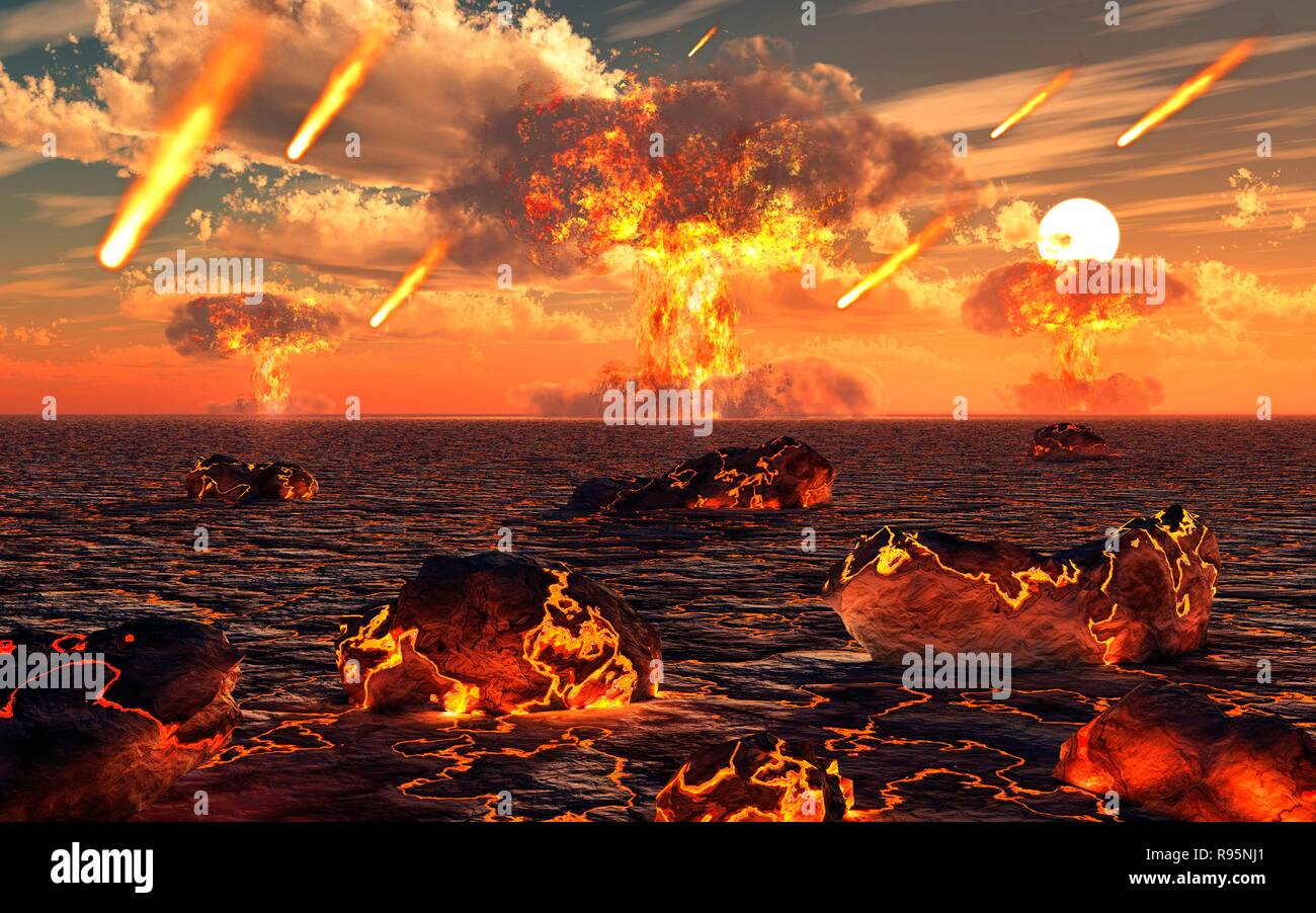 Die Geburt Und Die Schaffung Von Neuen Planeten Die Erde Stockfotografie Alamy