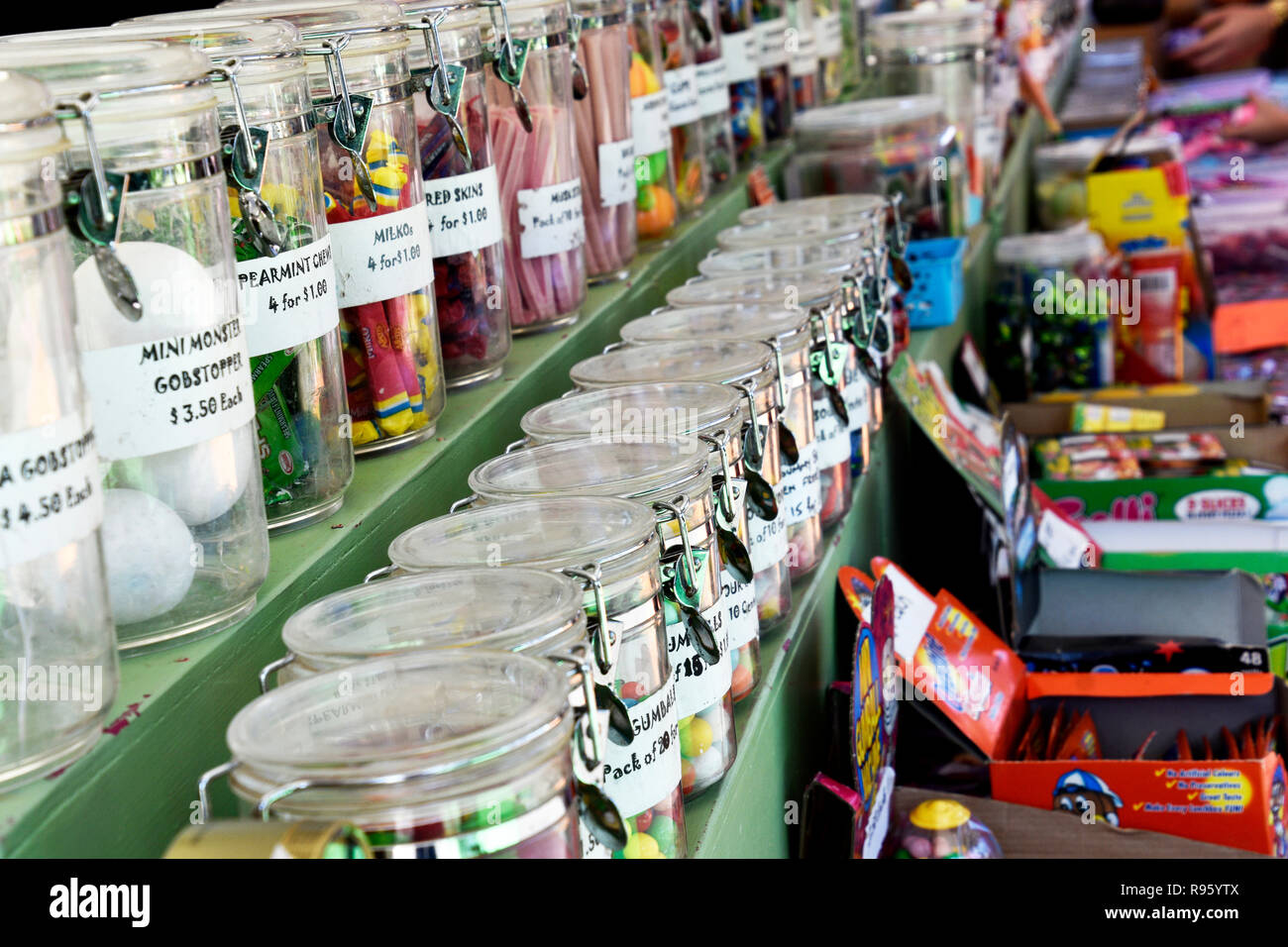 YUM am Stiel! Stockfoto