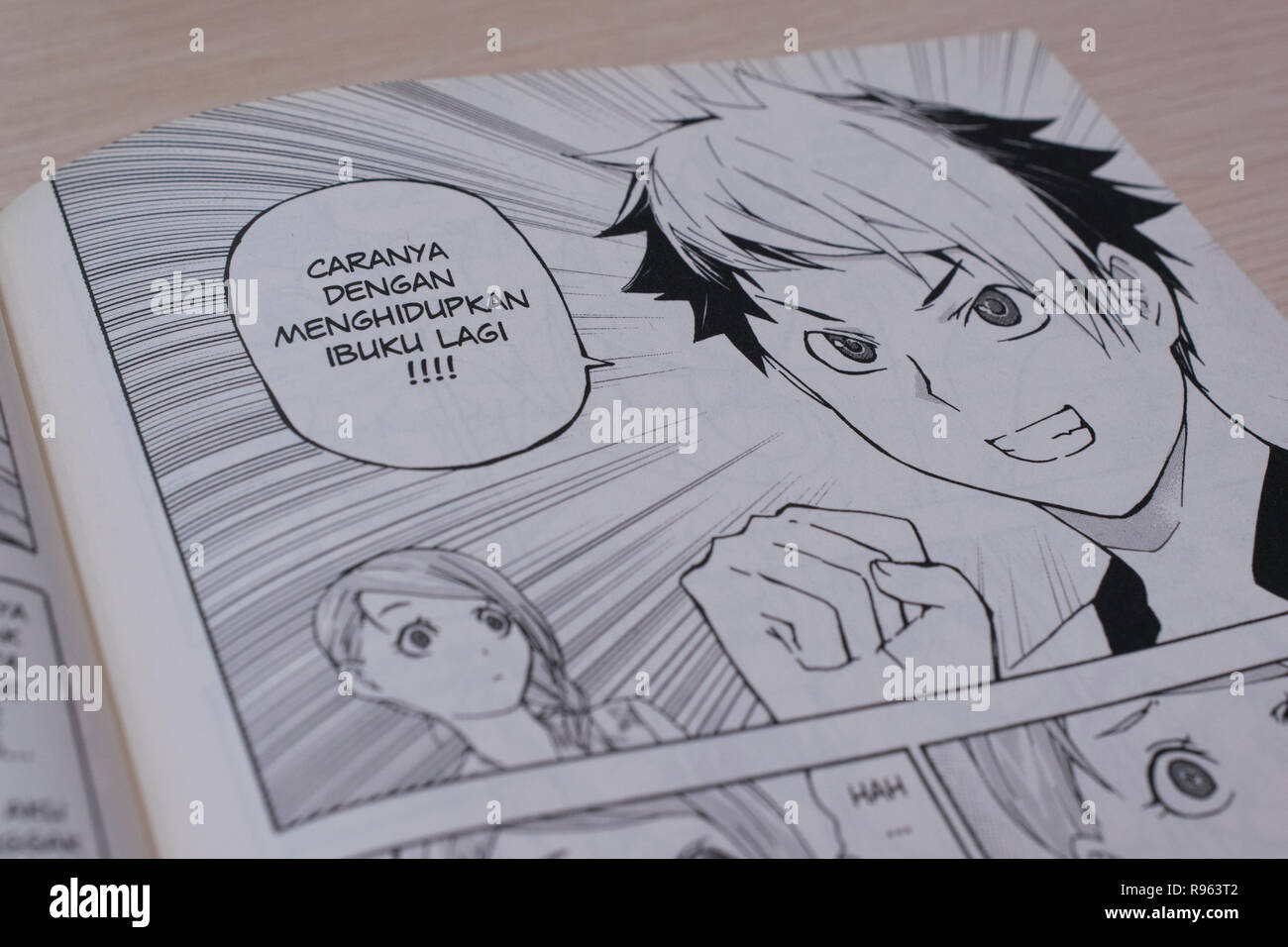 9.3, Indonesische Manga, IndonesianBook Stockfoto