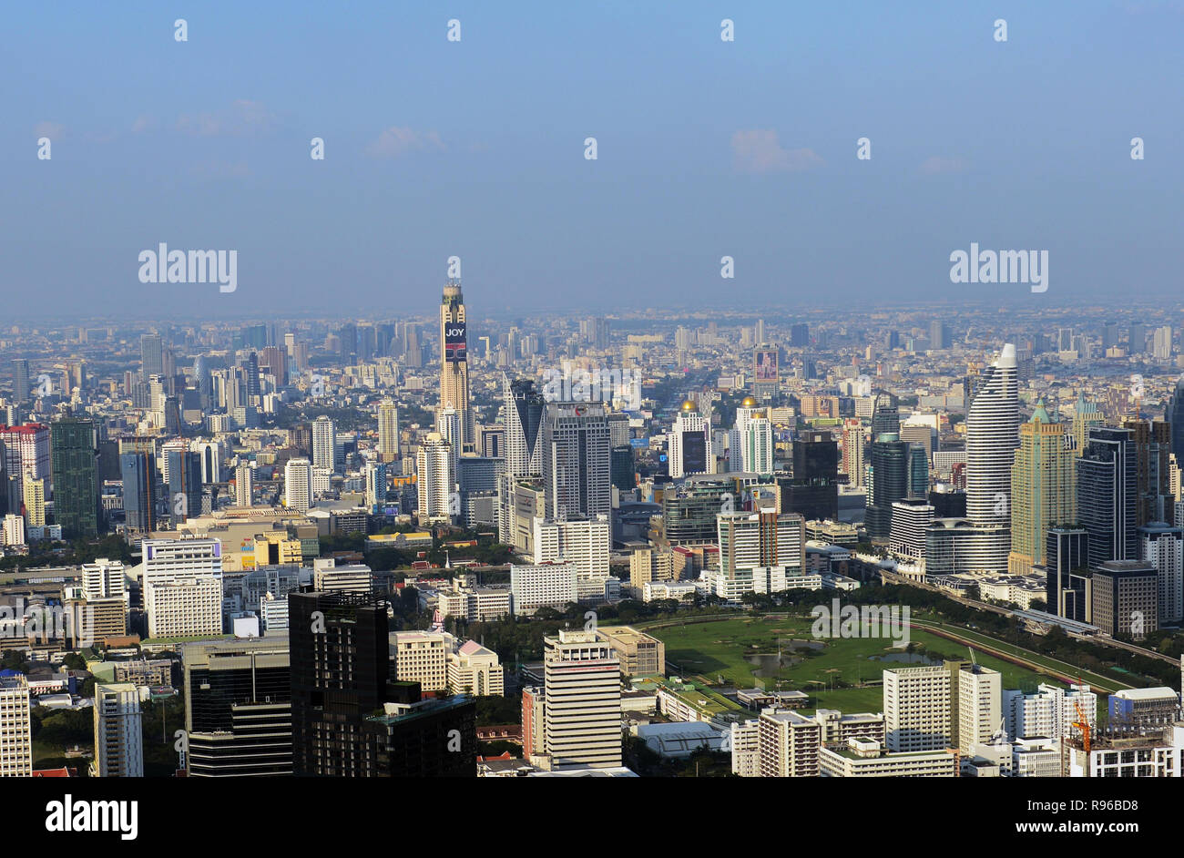 Der Baiyoke Tower II ist der 2. höchste Gebäude in Bangkok. Stockfoto