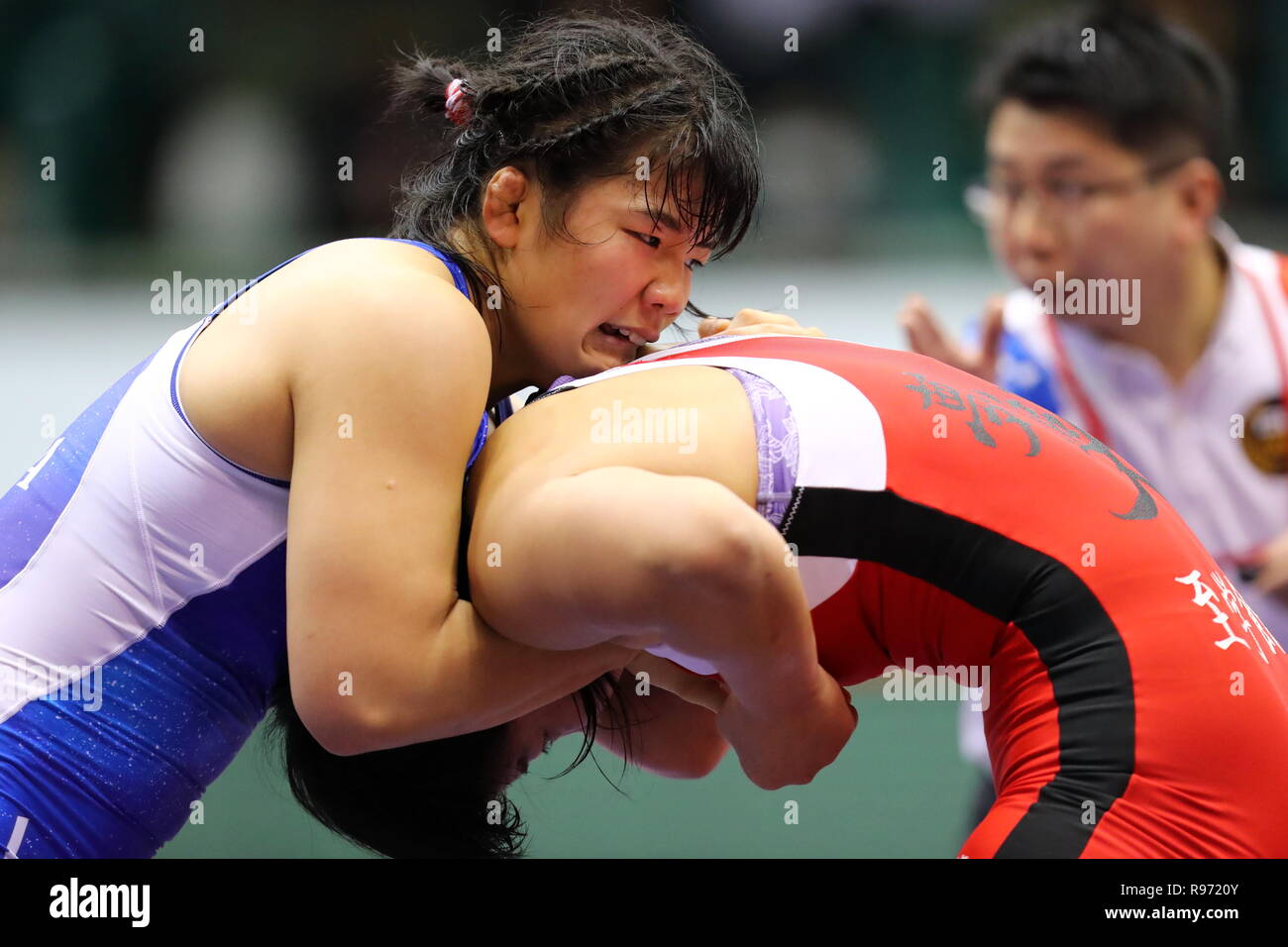 Komazawa Olympic Park Gymnasium, Tokio, Japan. 20 Dez, 2018. Yuka Kagami, 20. Dezember 2018 - Wrestling: All Japan Wrestling der Meisterschaft Frauen Freestyle 72 kg an der Komazawa Olympic Park Gymnasium, Tokio, Japan. Credit: Naoki Nishimura/LBA SPORT/Alamy leben Nachrichten Stockfoto