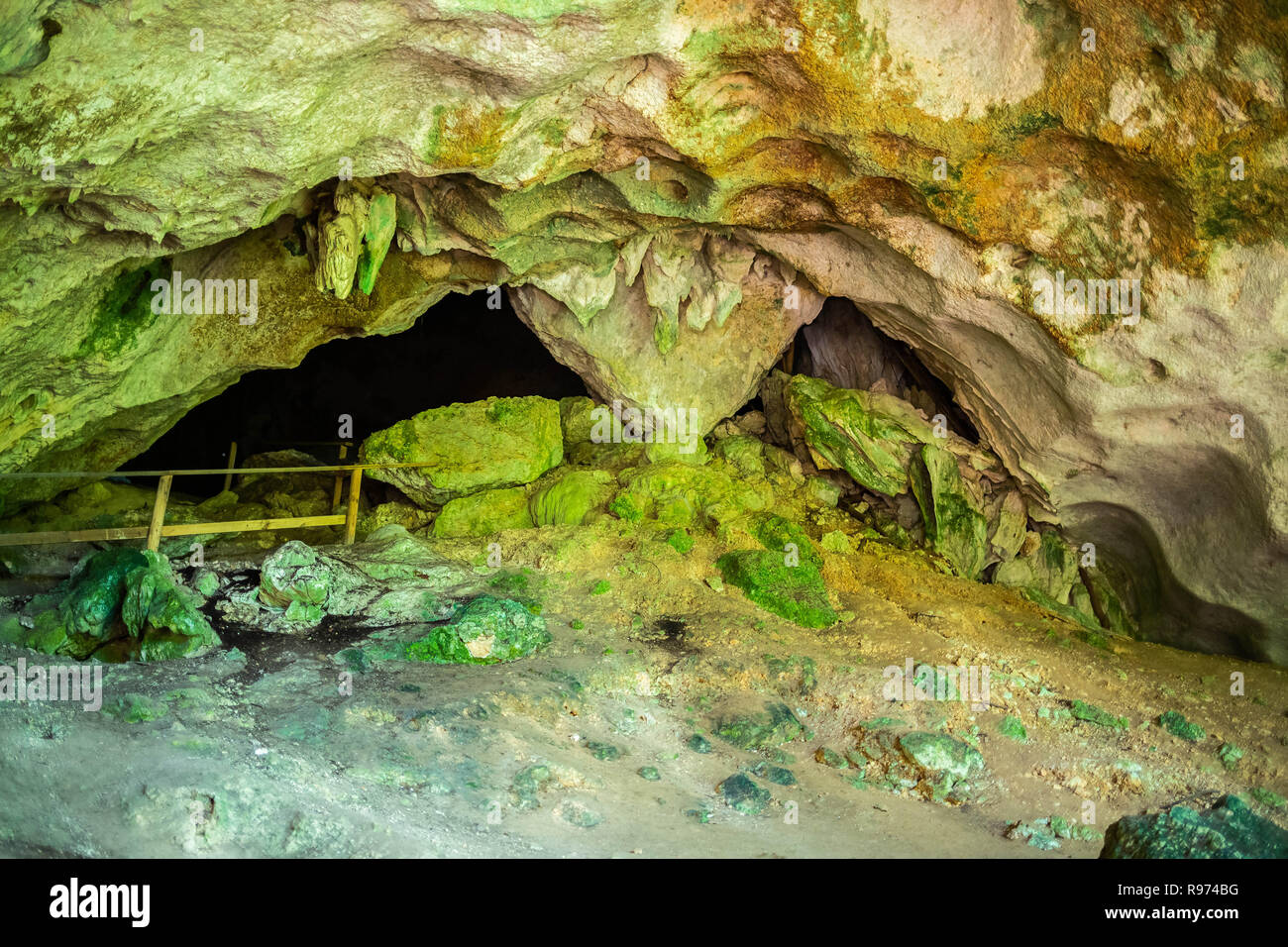 Cueva Ventana cave in Puerto Rico lokale Attraktion Stockfoto