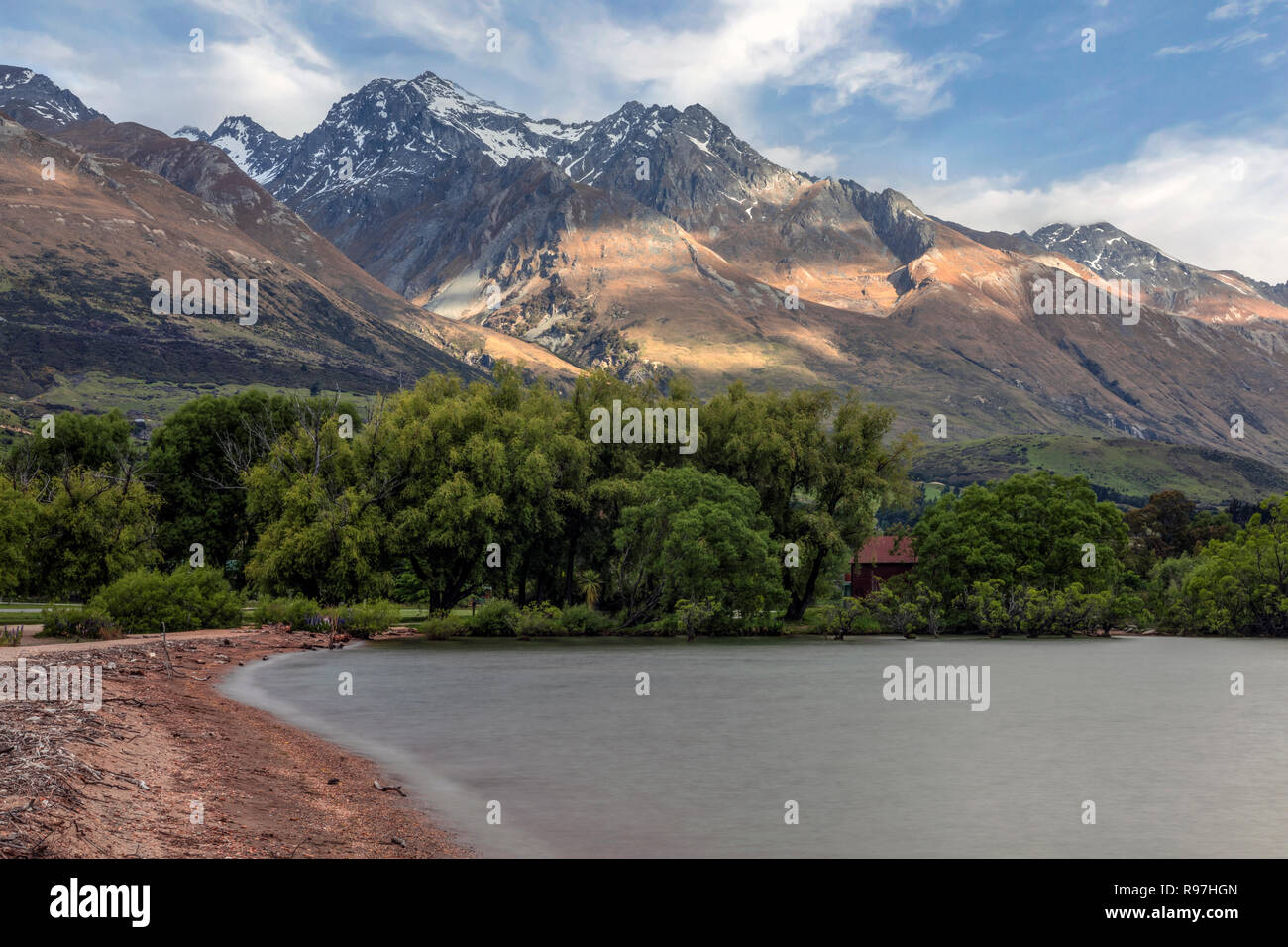 Glenorchy, Lake Wakatipu und Otaga, Südinsel, Neuseeland Stockfoto