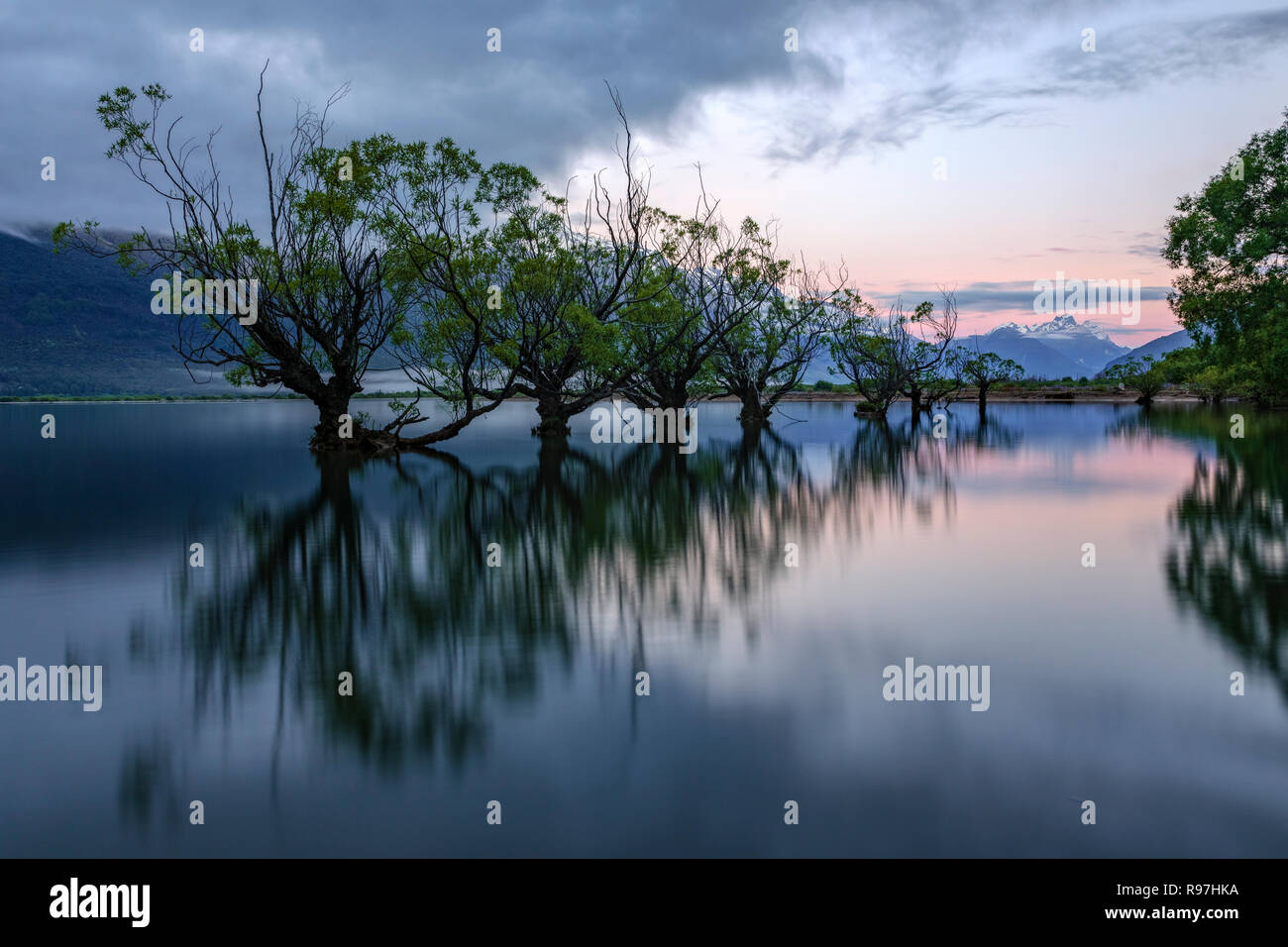 Glenorchy, Lake Wakatipu und Otaga, Südinsel, Neuseeland Stockfoto