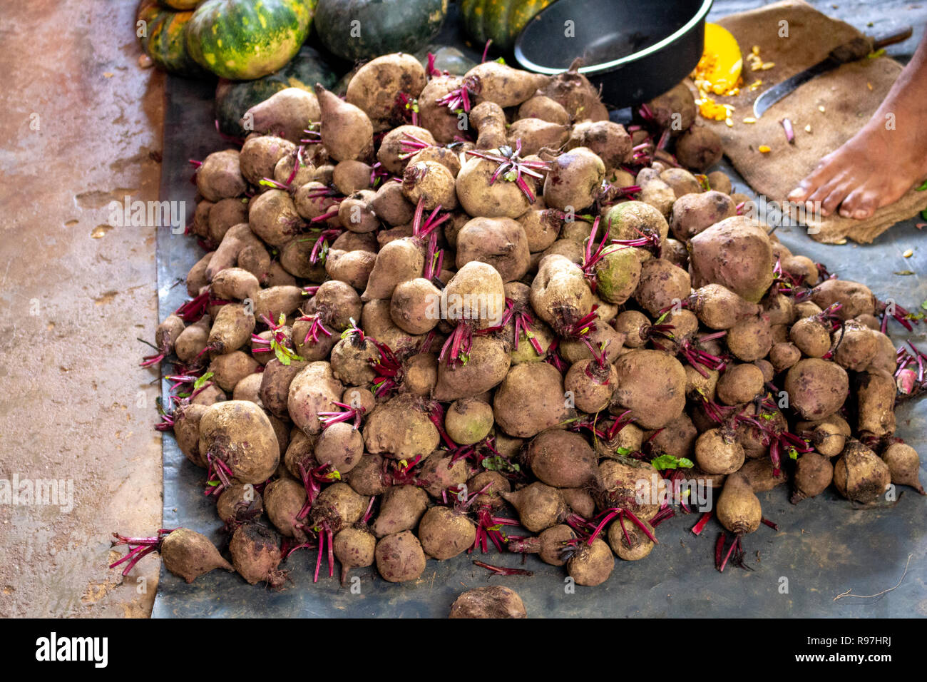 Trincomalee Central Market Stockfoto